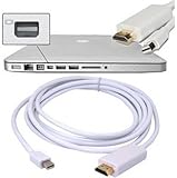 XF-TIMES 10ft. Mini Display Port Male to HDMI Male Cable - Direct Connect Macbook to HDTV