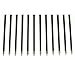 6 Shiny Black Fiberglass Target Practice Arrows 28