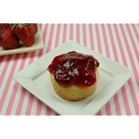 6 pc. Mini NY Style Cheesecakes w  Strawberry Topping by The BEST Cheesecake on the Planet!