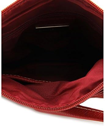 Giani Bernini Pebble Womens Red Purse Leather Messenger