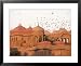 Lalagarh Palace Hotel, Bikaner, India Framed Art Poster Print by Stephen Saks, 31x25