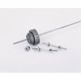 GOLD'S GYM Olympic Hammertone Weight Set - 50Kg