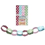 from dotcomgiftshop Paper Chain Kit Retro Spot