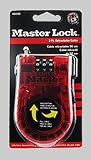 Cable Ties: MASTERLOCK 4605D LOCK CABLE RETRACTABLE 3