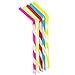 Silly Straws Silicone Reusable Smoothie Straws (5 Pack)