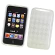 Premium Clear Plaid Checker Soft Silicone Skin Gel Cover Case for Apple Ipod Touch Itouch 2nd Gen 3rd Gen + Lcd Screen Guard