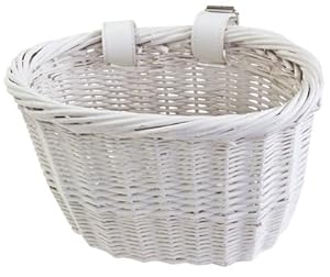 Sunlite Mini Willow Bushel Basket - White