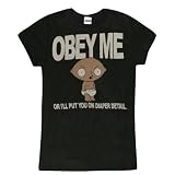 Family Guy - Obey Me Ladies T-Shirt - Medium