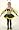 Value Costume: Girls Bumble Bee (Medium 6-9 Yrs)