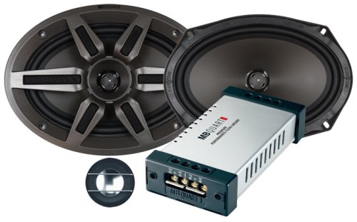 MB Quart Premium PVI269 6 x 9 2-Way Component/Convertible Coaxial Speakers