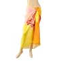 Swimwear Cover-up Sarong - Yellow with Flower Print