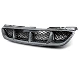 1998-2000 Honda Accord 2DR Coupe Front Mesh Grill Carbon Style by RS Type