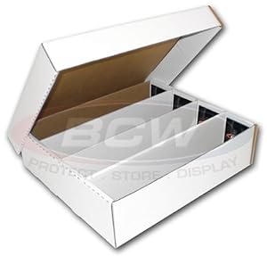 3200 Count Card Storage Box 5 pack