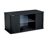 TV Stand with Doors - Black - up to 60" Plasma/LCD (Black) (20"H x 42"W x 1 ....