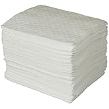 SPC BPO100 BASIC Oil Only Heavy Weight Pad, White, 15" L x 17" W (100 Per Bale)