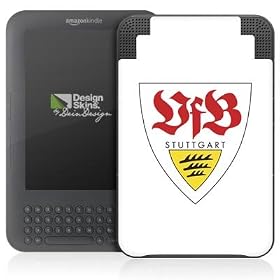 Design Skins for amazon Kindle 3 Wi-Fi Rueckseite - VFB Stuttgart Design Folie