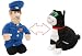 Postman Pat Figures Postman Pat Pat to Jess Reversible Plush