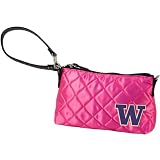 NCAA Washington, University of Pink Quilted Wristlet