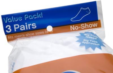 Oddball No Show Men's Socks XXL (3-Pack)