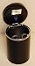 Illuminant car ashtray black body with Blue LED glow light - 106mm height tray for extra ash image 1