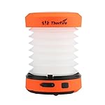 ThorFire LEDランタン 手動クランク キャンプ ライト USB充電できる ミニフラッシュライト トーチラート 折りたたみ式のランプ  アウトドア/緊急事態用
