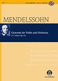 Produkt-Bild: Konzert e-Moll: op. 64. Violine und Orchester. Studienpartitur + CD.: Eulenburg+pocket Score AND Audio CD (Eulenburg Audio+Score)