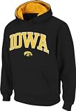 Iowa Hawkeyes Black Tackle Twill Big Autumn Hooded Sweatshirt
