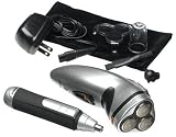 Optimus 50053 Three Head Rotary Rechargeable Shaver and Personal Groomer Combo Pack