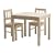IKEA SVALA Children's table with 2 chairs in beach wand Alder