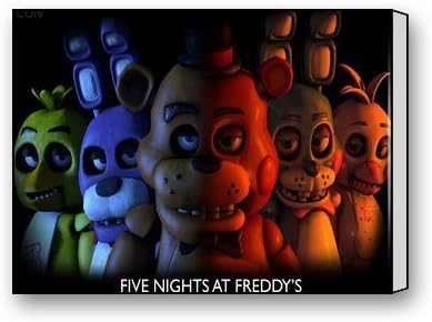 ArtShop Gallery Wrapped Five Nights At Freddy'S Decor Photo Art Custom Modern Art Painting Wall Decor Canvas Print