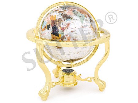 Cover image : Edelstein Globus Perlmutt GE 38cm
