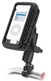 Motorcycle / Bike WEATHERPROOF Handlebar Mount for Apple iPhone iPod PDAs & Many MP3 Players