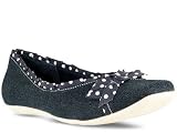 BC Footwear Women's Babycakes Denim Ballet Flat,Blue,7 M