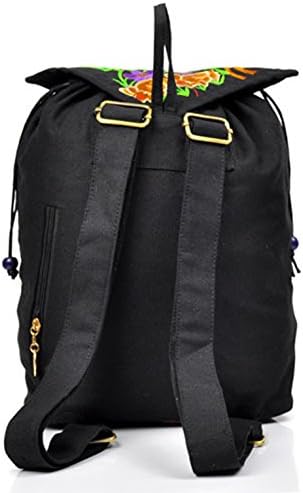 Jonesport Causal Style National Features Lightweight Canvas Backpacks Canvas Multicolor 4