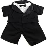 Tuxedo Outfit Teddy Bear Clothes Fit 14" - 18" Build-a-bear, Vermont Teddy Bears, and Make Your Own Stuffed Animals