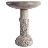 Estate Stoneware Venezia Gray 22 Inch Dia. Birdbath