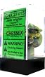 Chessex Dice: Polyhedral 7-Die Scarab Dice Set - Jade w/Gold
