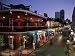 City Skyline and Bourbon Street, New Orleans, Louisiana, United States of America, No...