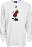 Miami Heat Youth adidas Team Logo Long Sleeve Tee - Small (8)
