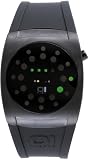 01TheOne Women's LL202G3 Lightmare Green LED Black Rubber Watch