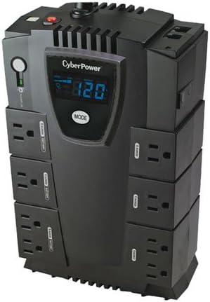 Cyberpower Intelligent Series Cp600Lcd Ups With White Earbud Headphones