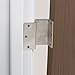 HealthSmart Expandable Door Hinge, Satin Nickel