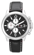 Tommy Hilfiger Men's Sport Leather Strap Watch #1790639