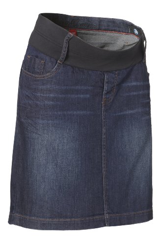 ESPRIT Maternity Damen Umstandsmode/ Rock M84201, Gr. 44, Blau (Darkwash 910) Preisvergleich