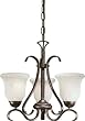 Minka Lavery March&eacute; Bronze 3 Lt Chandelier 1643A-156-PL