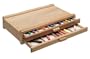 Wood Pastel Box 2 Drawer