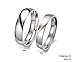 Singring Lover's Heart Shape Titanium Mens Ladies Promise Ring 