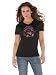 Toronto Raptors Black Women's Primary Logo Tri Blend V Neck T-Shirt- ...
