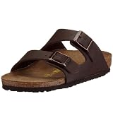 Birkenstock Arizona, Sandali unisex adulto, Marrone (Dunkelbraun), 43 (Stretta)