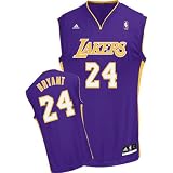 adidas Los Angeles Lakers Kobe Bryant Youth (Sizes 8-20) Revolution 30 Replica Road Jersey